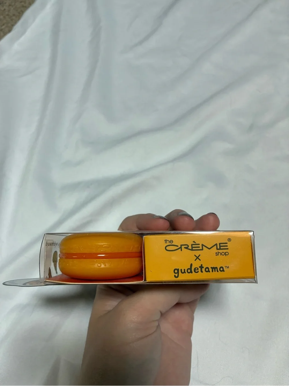 The Crème Shop Gudetama Macaron Lip Balm Limited Edition Pineapple Sherbert